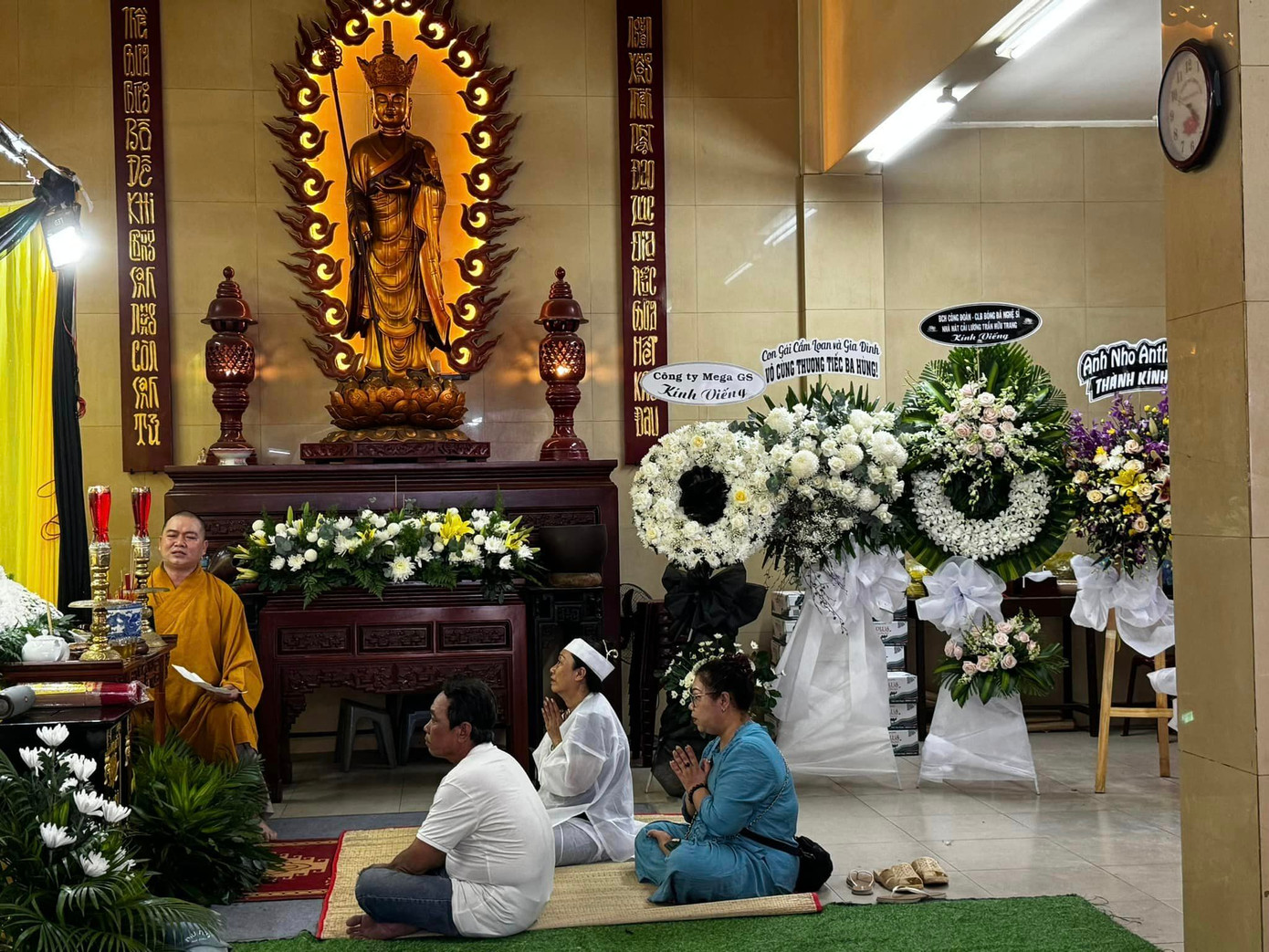 Tô Thiên Kiều đứng ra lo hậu sự cho diễn viên Lê Hùng. Ảnh: Hữu Quốc.