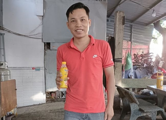 Anh Thắng và sự hứng khởi khi trúng giải nhì từ Number 1. Anh Thắng và sự hứng khởi khi trúng giải nhì từ Number 1.