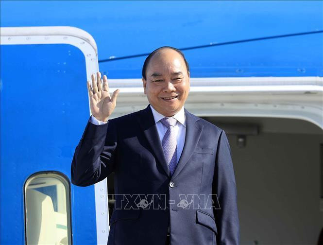 Chủ tịch nước Nguyễn Xuân Phúc và đoàn đại biểu cấp cao Đảng và Nhà nước Việt Nam đến Cuba. Ảnh: Thống Nhất/TTXVN Chủ tịch nước Nguyễn Xuân Phúc và đoàn đại biểu cấp cao Đảng và Nhà nước Việt Nam đến Cuba. Ảnh: Thống Nhất/TTXVN