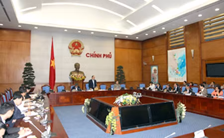 Phó Thủ tướng Nguyễn Thiện Nhân yêu cầu trong năm 2013, từng Bộ, ngành cần tổ chức hội nghị chuyên đề để thảo luận về công tác quy hoạch và phát triển nhân lực, nhân lực trình độ cao. - Ảnh: VGP/Từ Lương