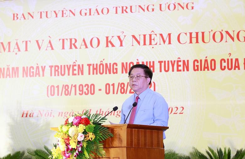 Trưởng Ban Tuyên giáo Trung ương Nguyễn Trọng Nghĩa (ảnh Phạm Cường)