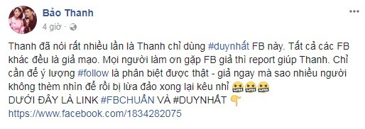 Showbiz 26/2: Bảo Thanh bức xúc vì facebook bị giả mạo quá nhiều ảnh 3