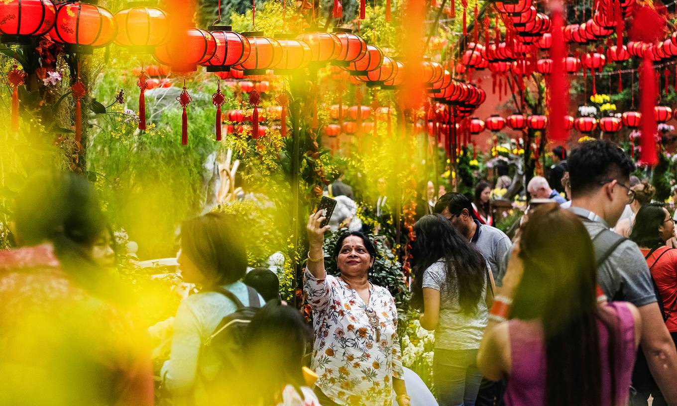 Pháo hoa rực sáng bầu trời chào đón năm mới Kỷ Hợi ảnh 60