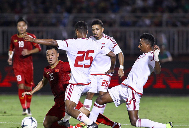 Đức Chinh 'nổ súng', U22 Việt Nam hòa UAE ảnh 7
