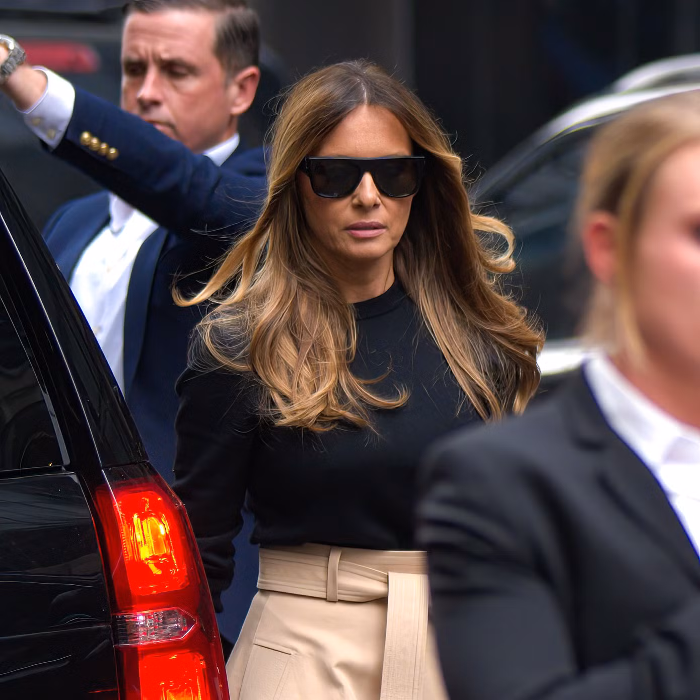 Bà Melania muốn dành nhiều thời gian ở New York để tiện chăm sóc con trai sắp trở thành sinh viên năm nhất. Ảnh: GC Images.