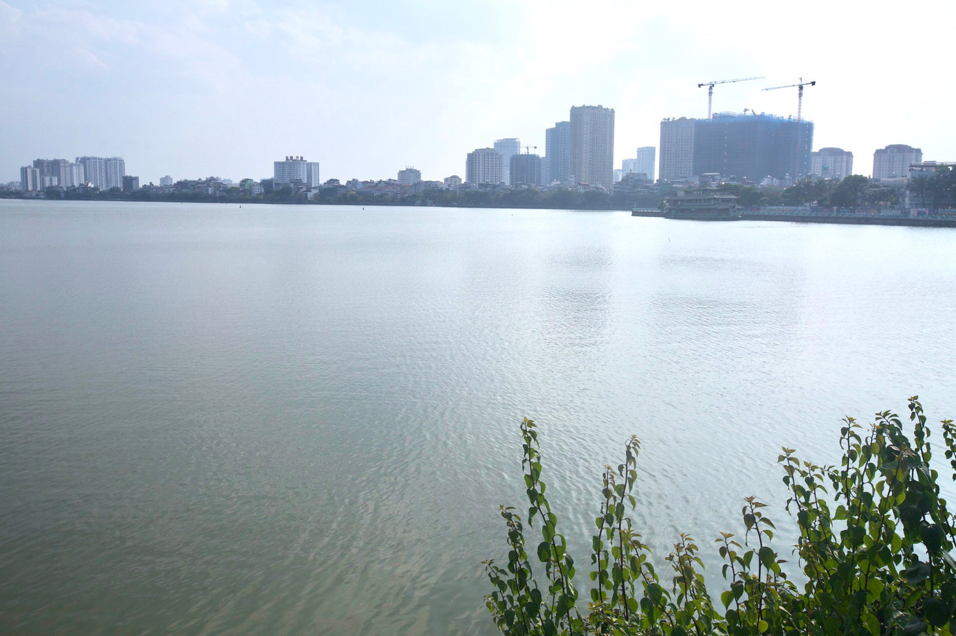 Sau cưỡng chế, khu vực Đầm Bảy (phường Nhật Tân) đã trở nên quang đãng