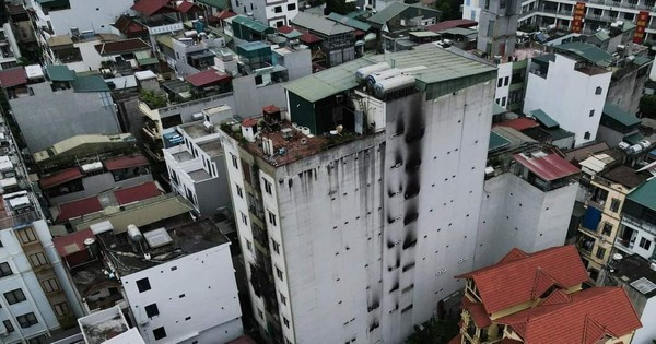 Chung cư mini nơi xảy ra vụ cháy Chung cư mini nơi xảy ra vụ cháy