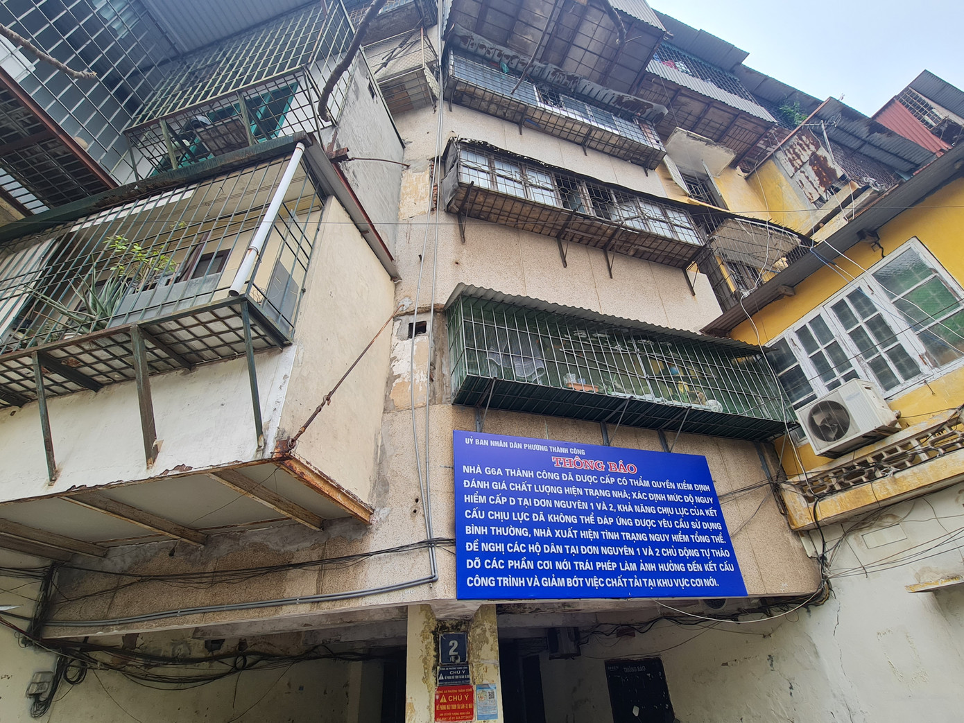 Chung cư nguy hiểm G6A Thành Công sẽ được cải tạo, xây dựng mới