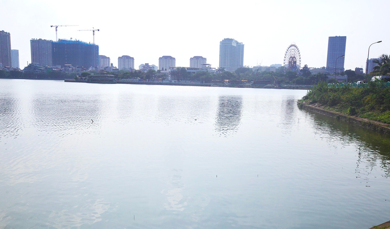 Khu vực hồ Tây đoạn Đầm Bảy nay đã phong quang. Ảnh: Duy Phạm Khu vực hồ Tây đoạn Đầm Bảy nay đã phong quang. Ảnh: Duy Phạm