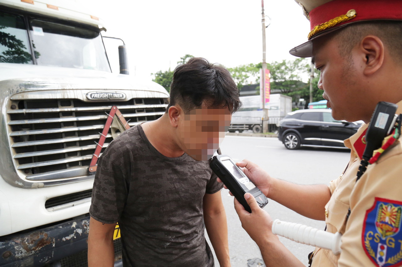 Sau 2 ngày kiểm tra nồng độ cồn, test ma túy, tổ công tác không phát hiện trường hợp nào vi phạm