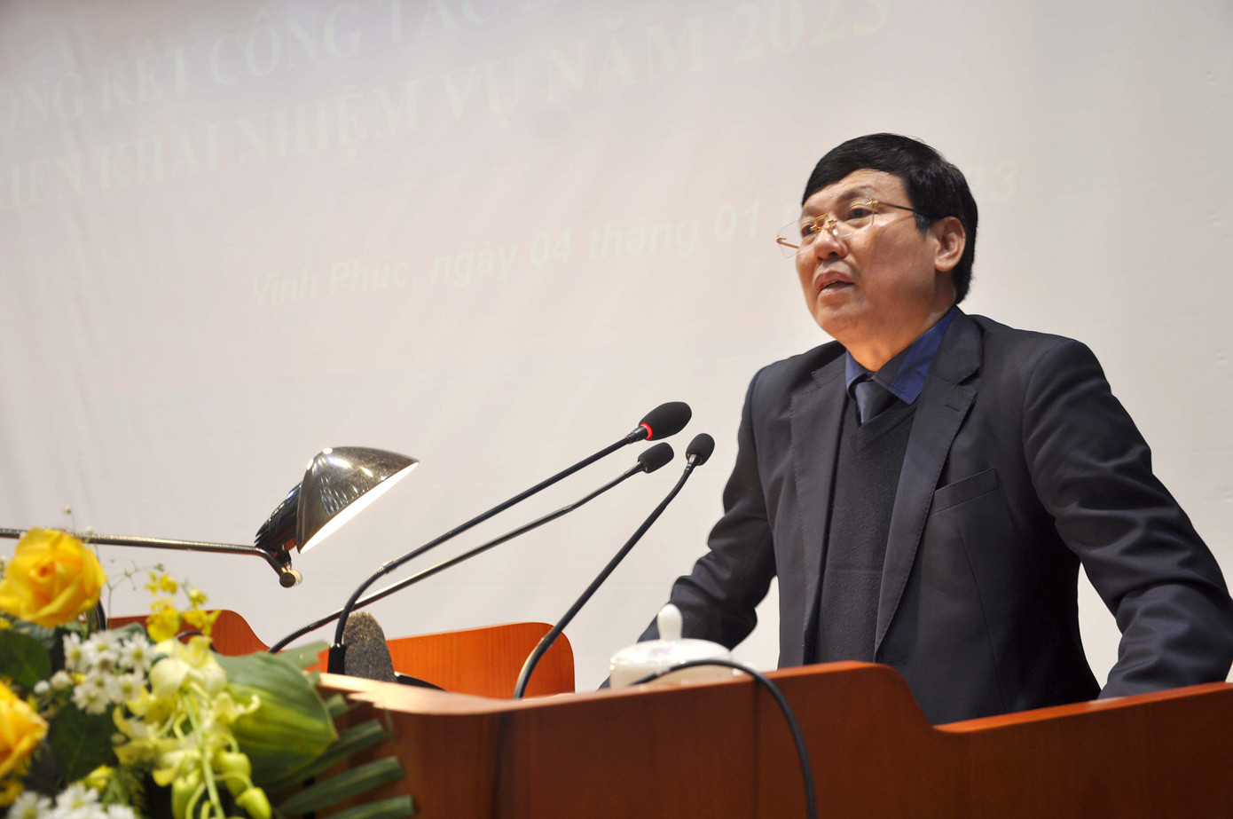 Chủ tịch UBND tỉnh Vĩnh Phúc Lê Duy Thành.