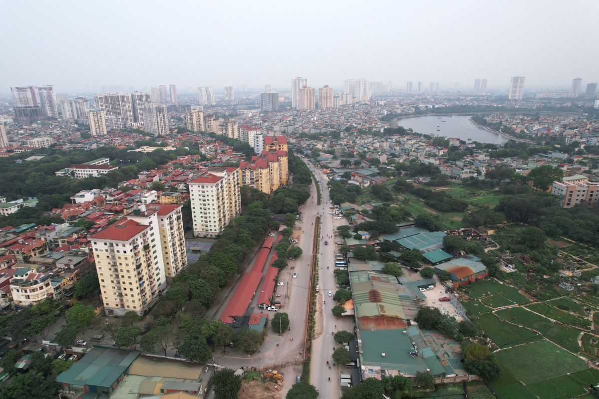 Đoạn giữa đường Vành đai 2,5 đã hoàn thành từ lâu nhưng chưa thể sử dụng.