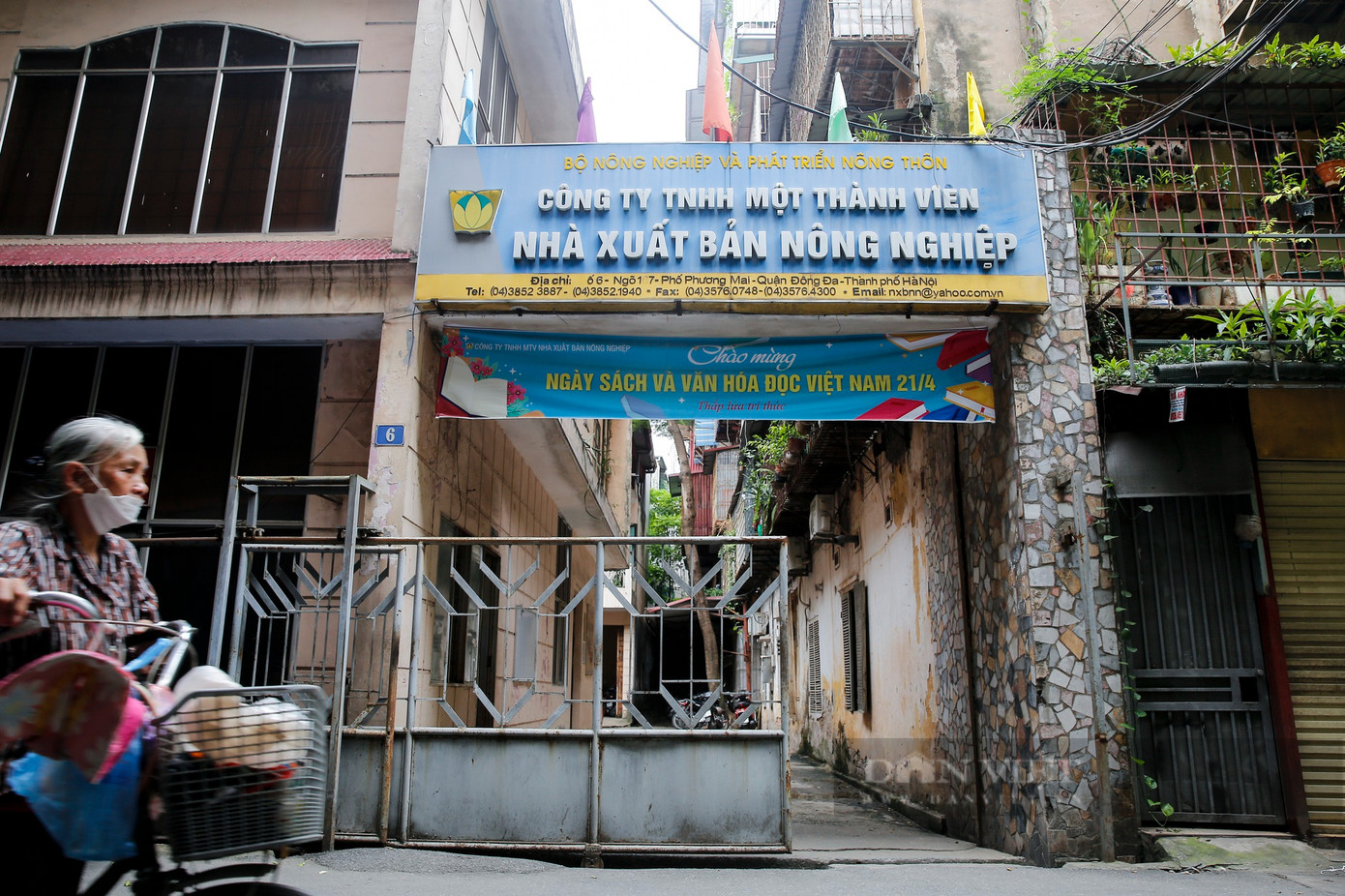 Công ty TNHH một thành viên Nhà xuất bản Nông Nghiệp tại 167/6 phố Phương Mai (quận Đống Đa). Ảnh: Phạm Hưng/Dân Việt