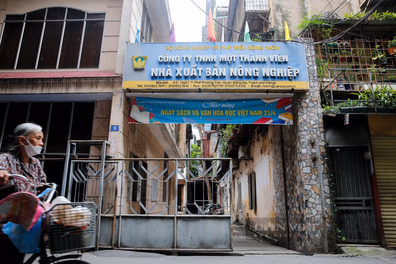 Công ty TNHH một thành viên Nhà xuất bản Nông Nghiệp tại 167/6 phố Phương Mai (quận Đống Đa). Ảnh: Phạm Hưng/Dân Việt