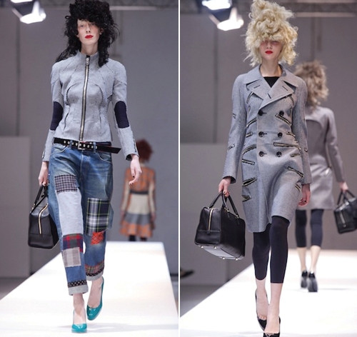 1. Chân dài Cara Delevingne xuất hiện trong show thời trang của Jean Paul Gaultier với kiểu tóc "mullet" (phía trước ngắn và phía sau dài). Tuy nhiên, bộ tóc giả lại lệch tông màu với tóc thật, khiến cô nàng trông càng ngổ ngáo. Với biểu cảm khuôn mặt nghiêm trang, thậm chí dữ dằn của người mẫu, thật không khó để nhận ra cá tính nổi loạn trong BST của Jean Paul Gaultier. Với Jean Paul Gaultier, kiểu tóc không quyết định trang phục bạn mặc trên người bởi vì chúng có thể là hai thái cực trái ngược nhau. 2. Kiểu tóc của Af Vandervorst có lẽ "độc" nhất và khó áp dụng nhất khi khuôn mặt của người mẫu bị giấu đi hoàn toàn, chỉ hở bờ môi đỏ mọng quyến rũ. Với một lớp tóc mái dài và dày như thế này che kín mặt, bạn sẽ chẳng thể nào bước đi cũng như gặp gỡ, trò chuyện với bất kỳ ai. Vì thế, đây là kiểu tóc chỉ có thể ngắm hoặc nếu có áp dụng thì phải theo một phiên bản khác. 3. Trong khi đó, người mẫu của Haider Ackermann xuất hiện trên đường băng với kiểu tóc búi - rối rắm và luộm thuộm. 4. Rick Owens không chỉ "quái" ở trang phục mà còn "quái" ở kiểu tóc cũng như trang điểm của người mẫu. Kiểu tóc "điện giật" có vẻ không bình thường nhưng biết đâu lại lọt vào mắt xanh của những cô nàng thích phong cách hoang dã. Dàn chân dài xuất hiện như những bóng ma vật vờ trên sàn catwalk. 5. Với Junya Watanabe, tóc "tổ quạ" mới là mốt của mùa thu - đông 2013, vừa ấm áp lại rất ấn tượng. Bạn có thể tạo nhiều kiểu "tổ quạ" khác nhau. 6. Givenchy lôi cuốn người xem bằng những kiểu tóc xoăn cuộn tròn nhiều màu sắc, giống như những viên kẹo ngọt ngào. Kiểu tóc này khiến nhiều người liên tưởng đến những chiếc mũ bơi.