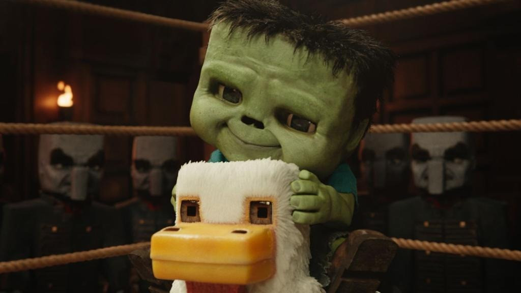 Nhân vật chicken jockey khiến nhóm thiếu niên hành xử quá khích. Nhân vật chicken jockey khiến nhóm thiếu niên hành xử quá khích.