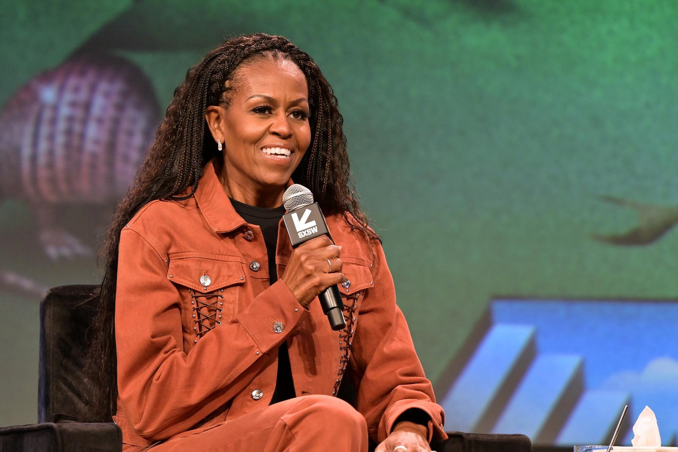 Bà Michelle Obama bác bỏ tin đồn ly hôn trên podcast. Ảnh: Getty Images. Bà Michelle Obama bác bỏ tin đồn ly hôn trên podcast. Ảnh: Getty Images.