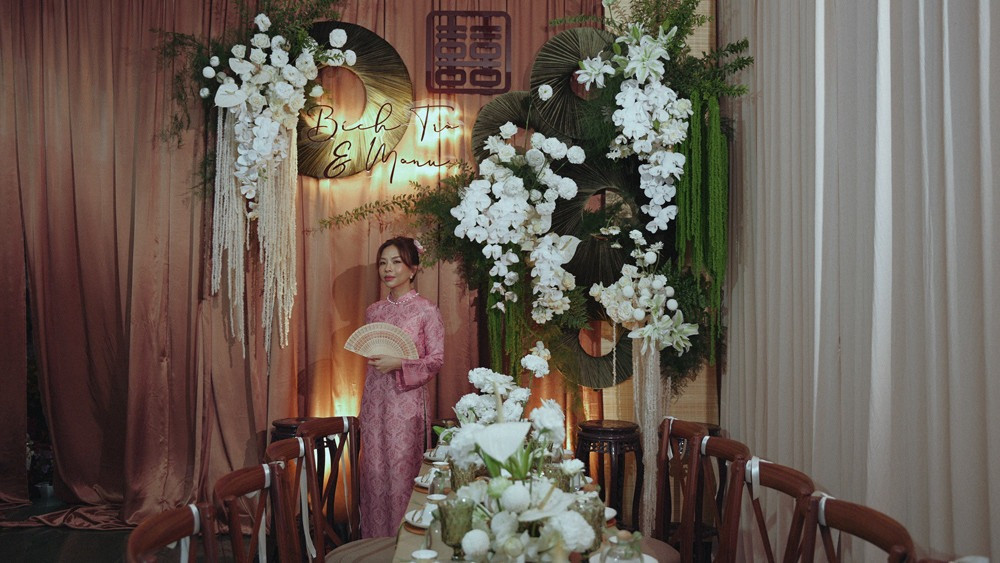 Chị Trà trong ngày trọng đại