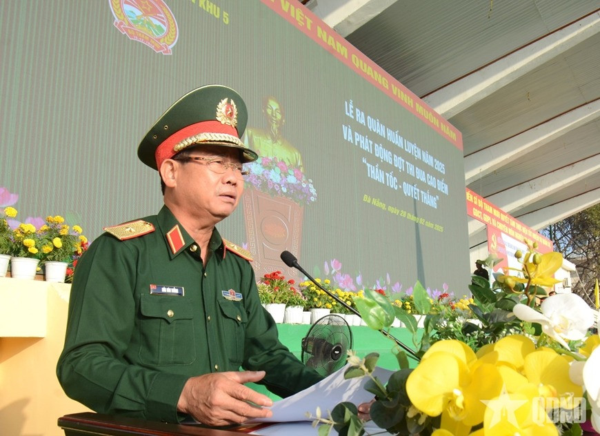 Thiếu tướng Hứa Văn Tưởng, Phó Tư lệnh Quân khu 5. Ảnh: QĐND.