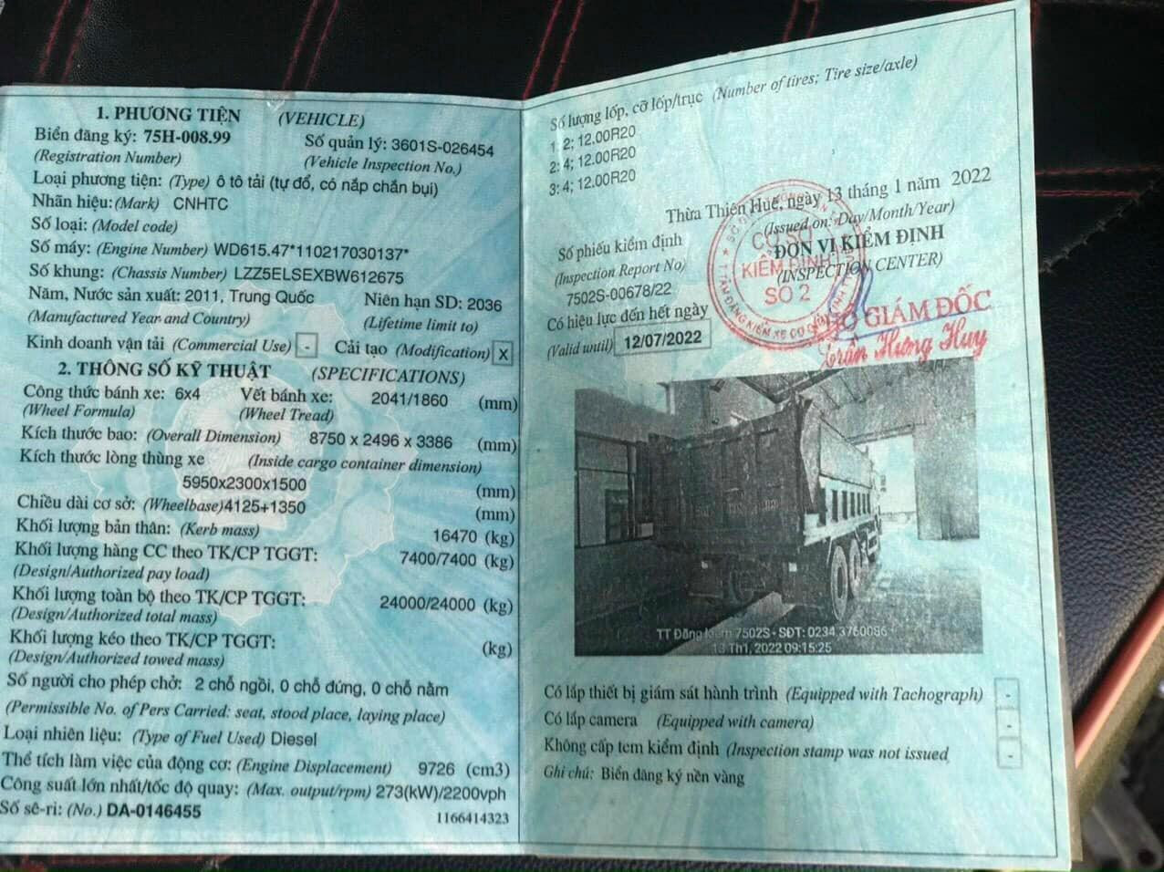 Xe cơi nới có dấu hiệu “thông đăng kiểm”