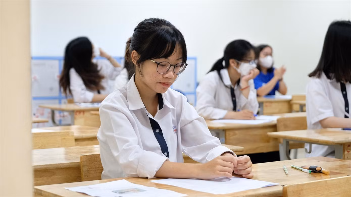 Thí sinh dự thi tốt nghiệp THPT 2023. Ảnh: Mạnh Thắng