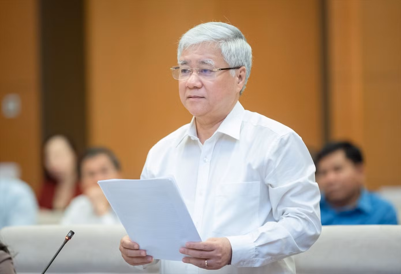 Chủ tịch Ủy ban Trung ương MTTQ Việt Nam Đỗ Văn ChiếnẢnh: Như Ý