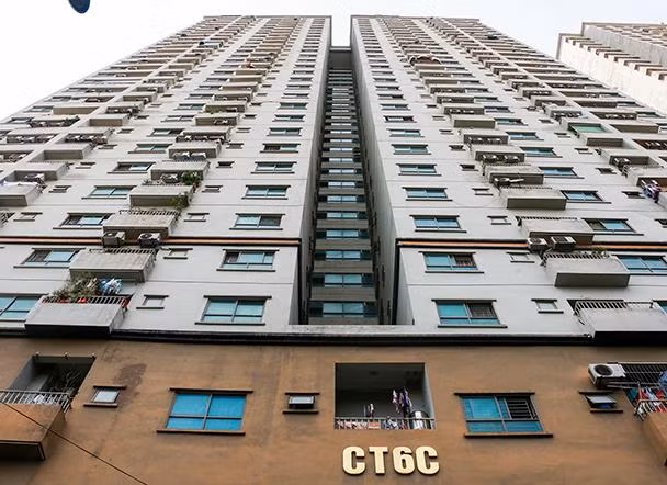 Chung cư CT6C Kiến Hưng xây dựng không phép khiến nhiều cán bộ bị xử lý kỷ luật