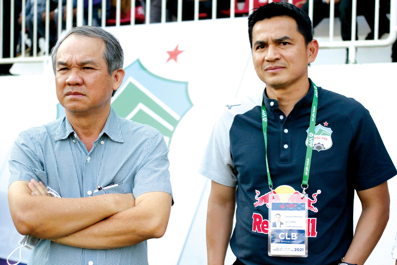 Bầu Đức là người rất được HLV Kiatisuk tôn trọngẢnh: HỮU PHẠM Bầu Đức là người rất được HLV Kiatisuk tôn trọngẢnh: HỮU PHẠM