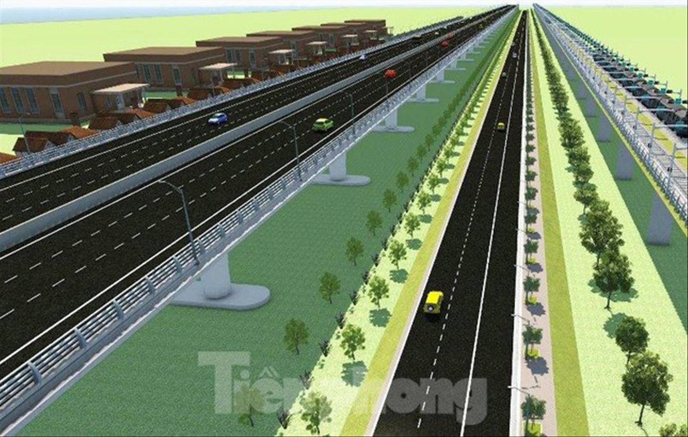 Phối cảnh đường Vành đai 4