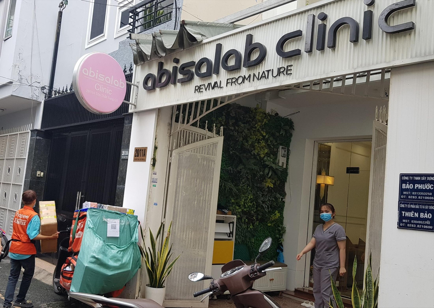 Cơ sở Abisalab Clinic nơi xảy ra sai phạm Ảnh: Vân Sơn Cơ sở Abisalab Clinic nơi xảy ra sai phạm Ảnh: Vân Sơn