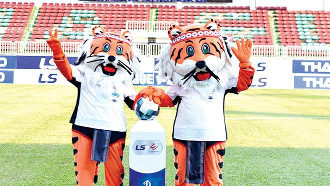 Chú hổ Gia Lai được chọn là linh vật của đội bóng phố Núi Hoàng Anh Gia Lai Chú hổ Gia Lai được chọn là linh vật của đội bóng phố Núi Hoàng Anh Gia Lai