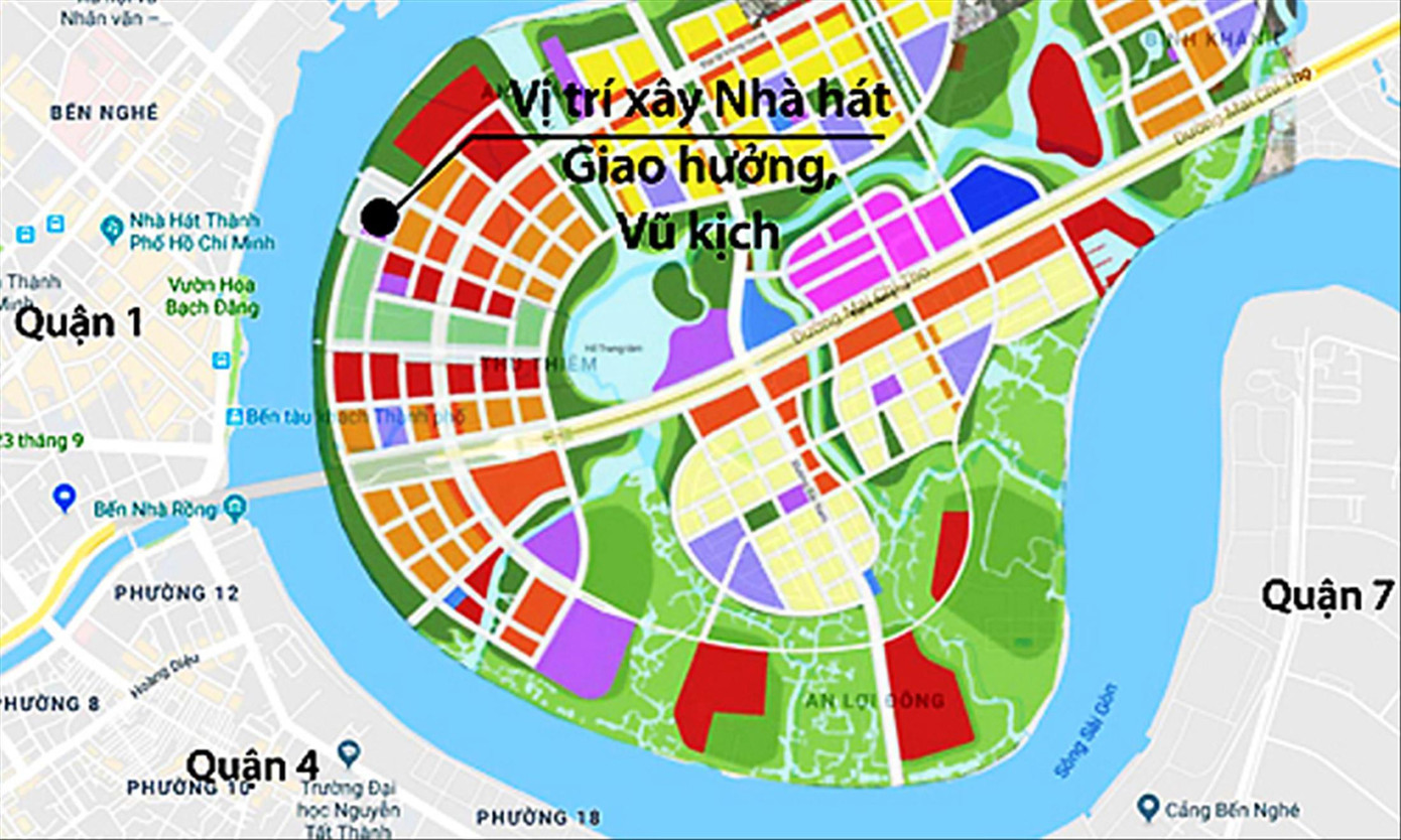 Vị trí sẽ xây dựng nhà hátẢnh: Trần Nguyễn Anh