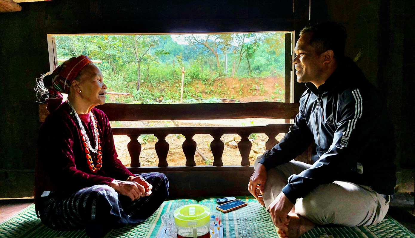 Giã Sao là người có uy tín, được người dân kính trọng