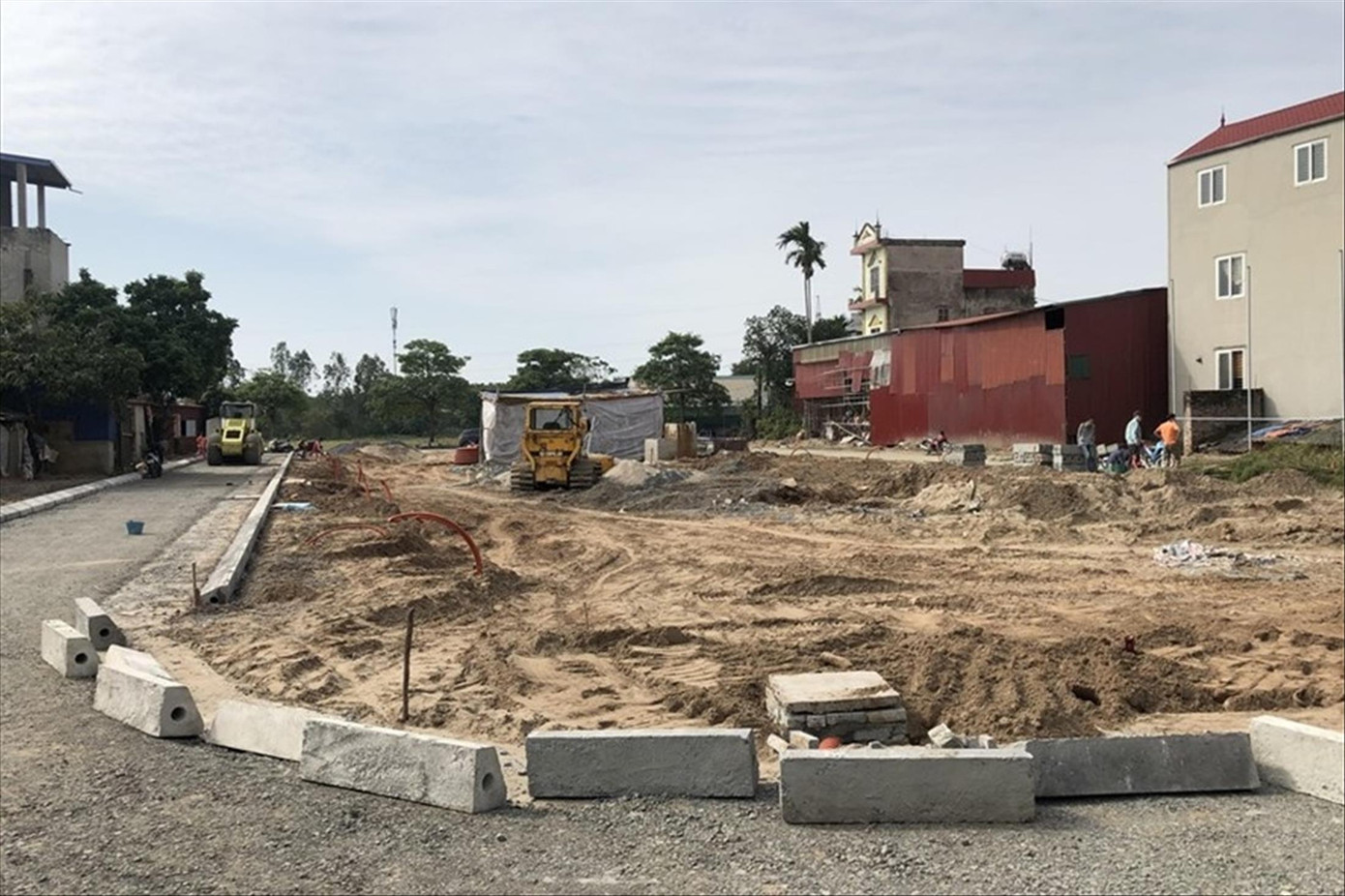 Lô đất đấu giá tại huyện Thanh Trì, Hà Nội ảnh: Trần Hoàng Lô đất đấu giá tại huyện Thanh Trì, Hà Nội ảnh: Trần Hoàng