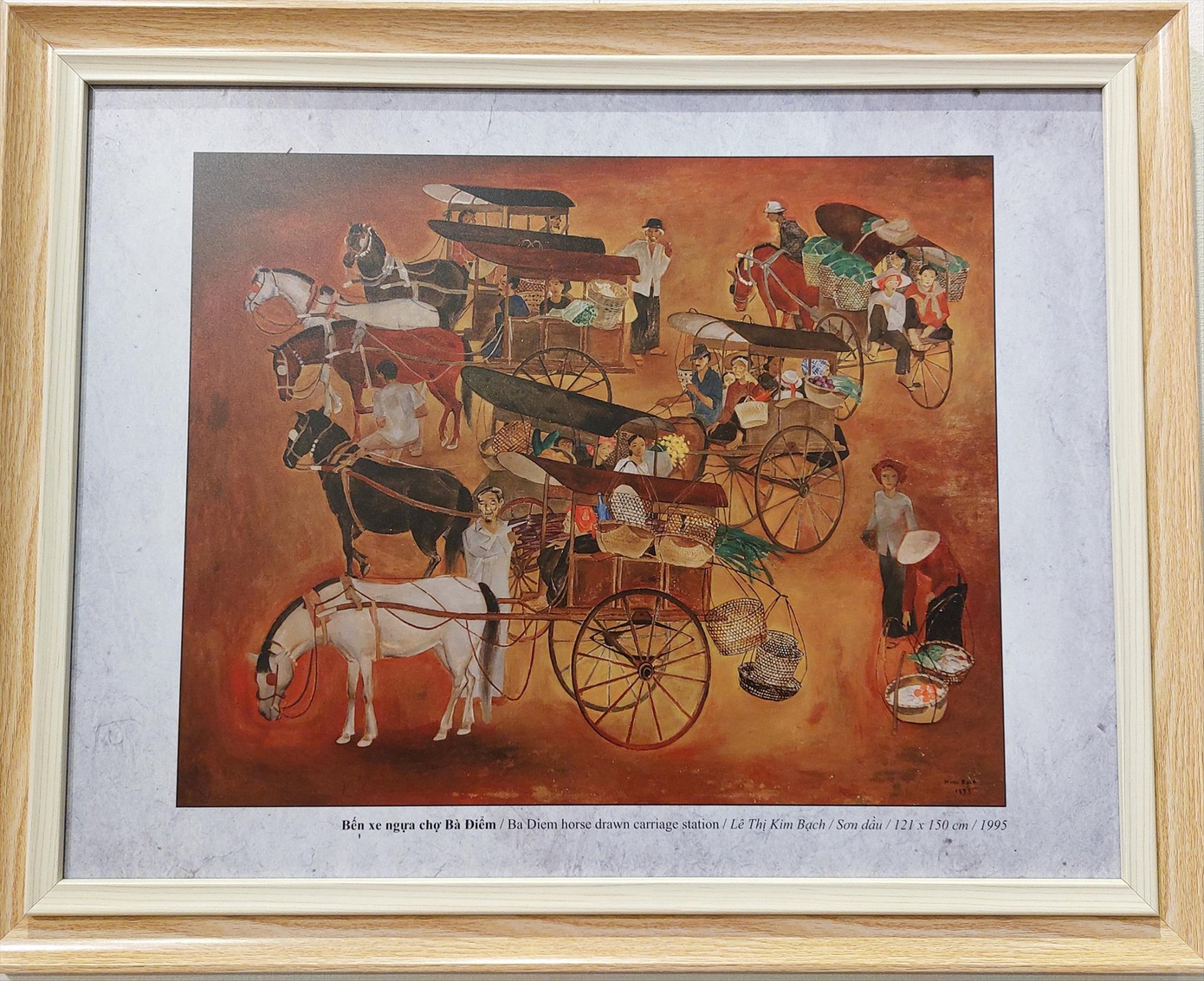 Tác phẩm phiên bản tranh nghệ thuật của họa sĩ Lê Thị Kim Bạch Tác phẩm phiên bản tranh nghệ thuật của họa sĩ Lê Thị Kim Bạch