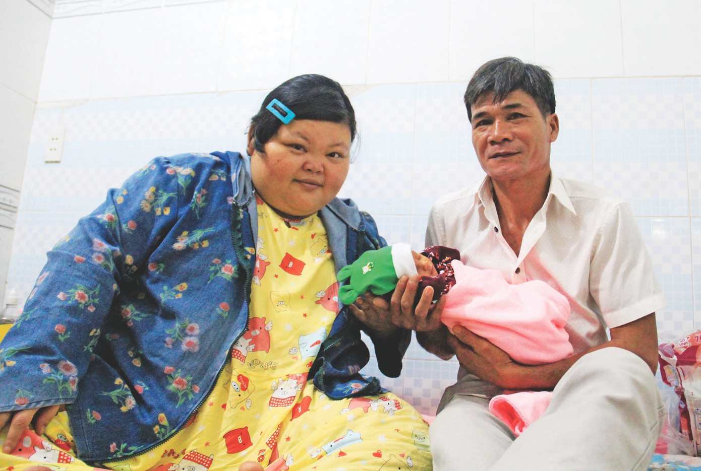 Tết này, vợ chồng Hằng đã có con. Ảnh: Thanh Trần