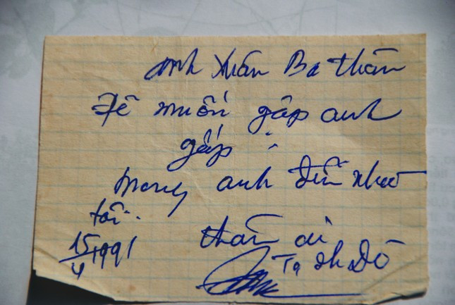 Bút tích ông Đề.