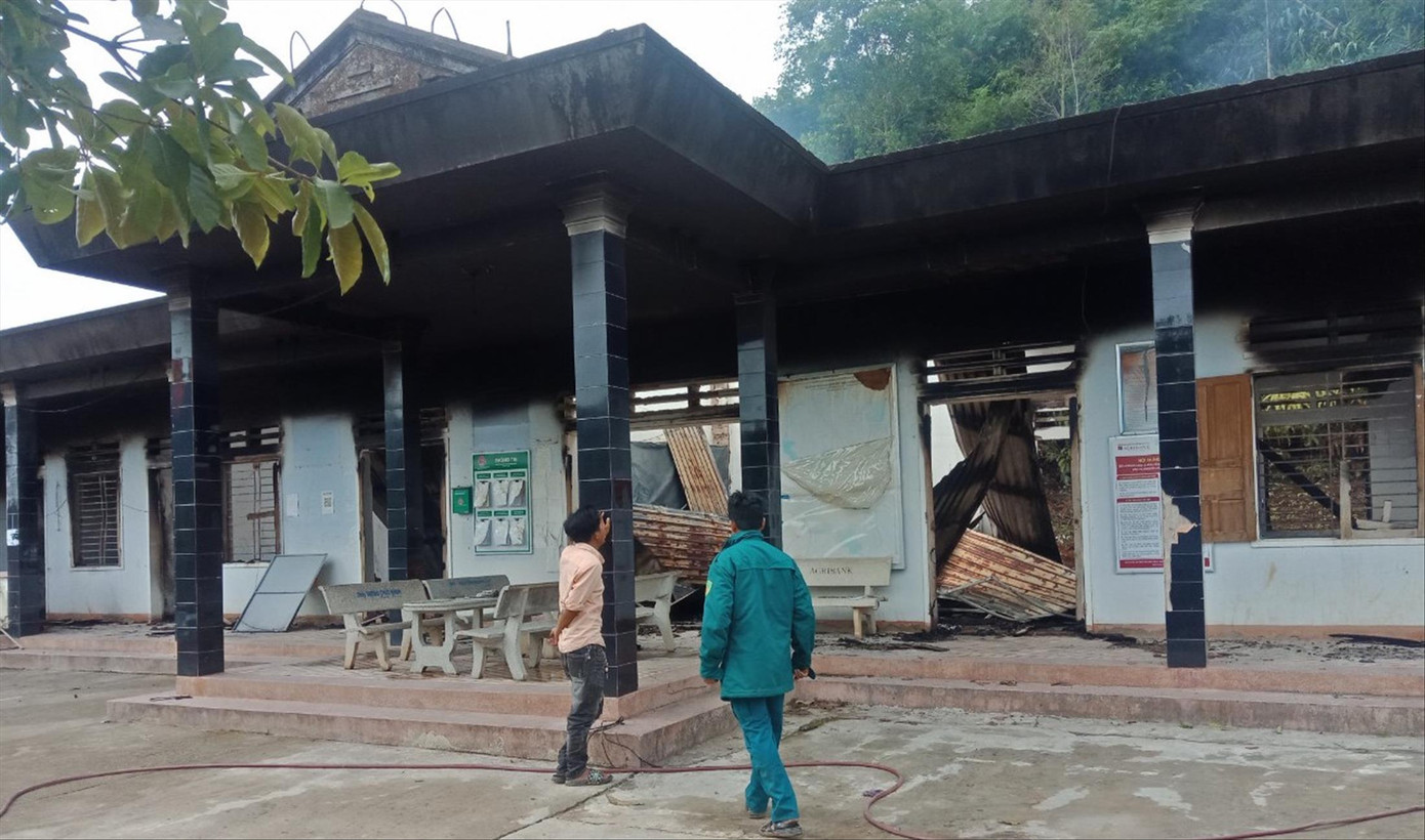 Hiện trường vụ cháy