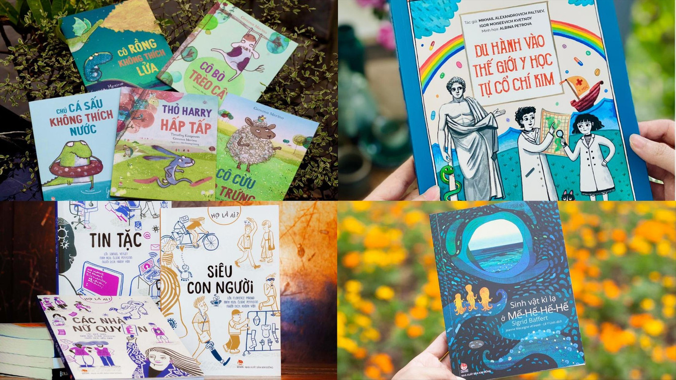 Nhiều cuốn sách thiếu nhi được phát hành nhưng thiếu vắng tên tuổi tác giả Việt. Nhiều cuốn sách thiếu nhi được phát hành nhưng thiếu vắng tên tuổi tác giả Việt.