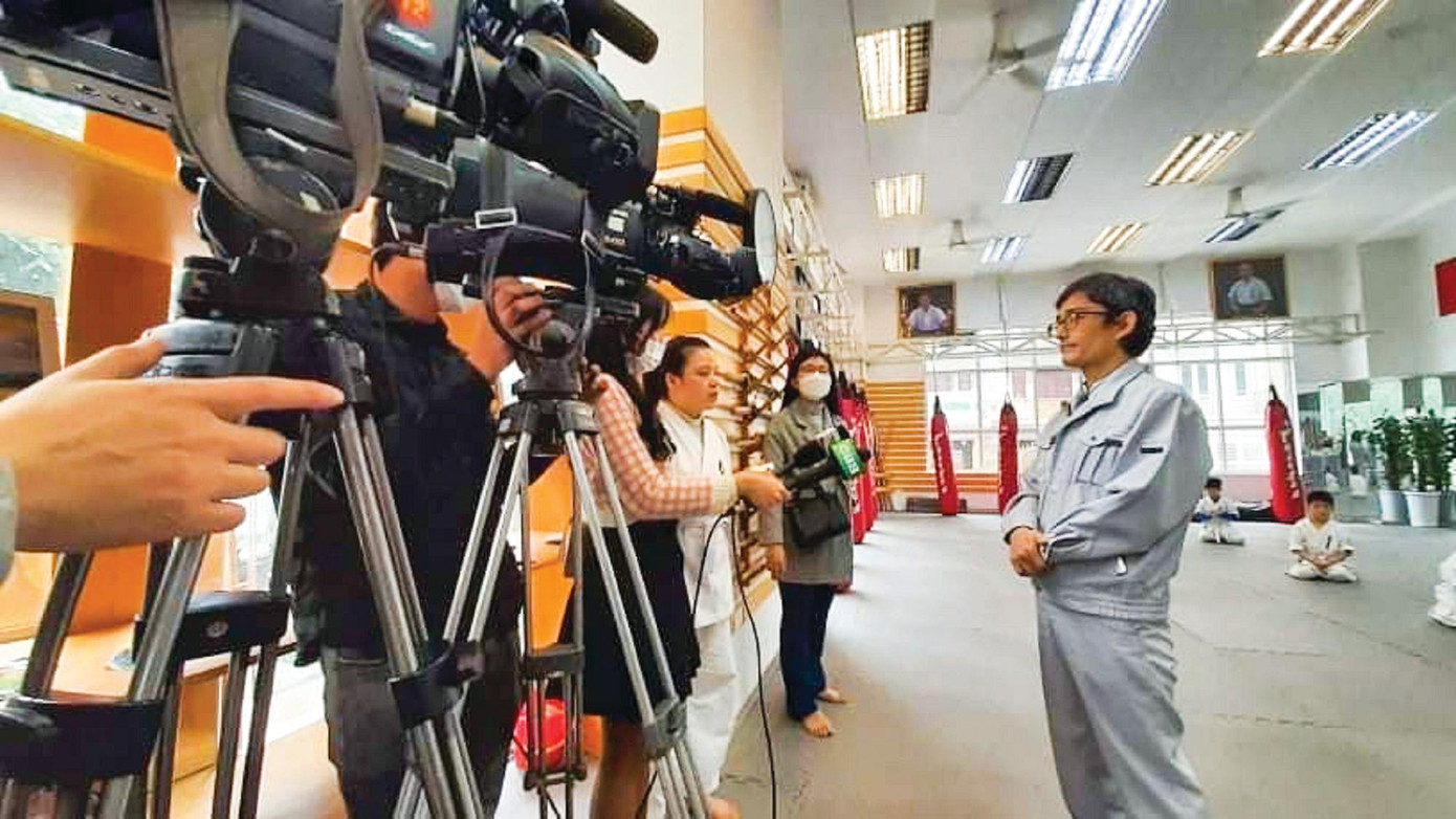 Sinh viên đi tác nghiệp