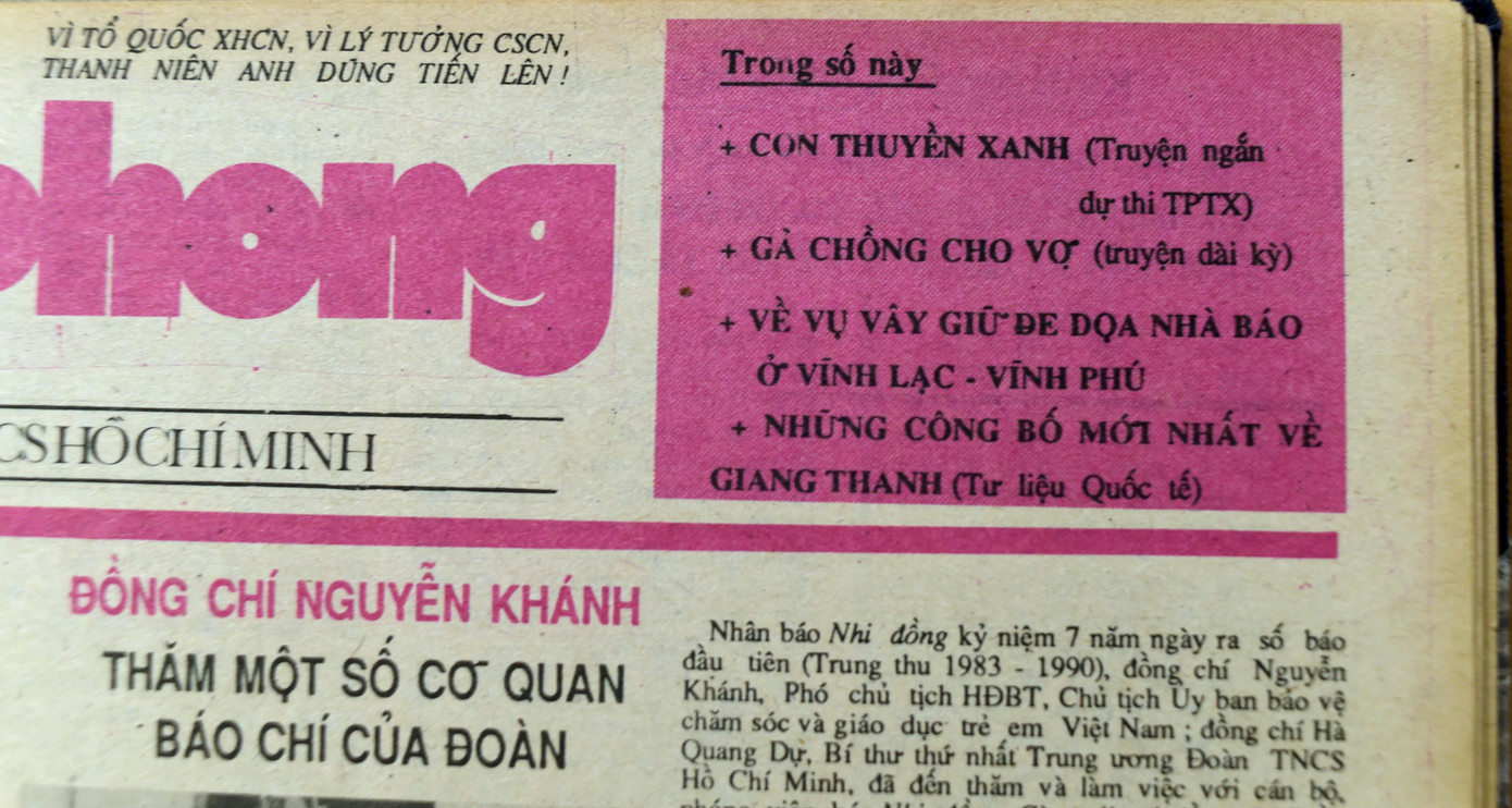 Báo Tiền Phong đưa tin về sự kiện ( tháng 9 và tháng 11/1990) Báo Tiền Phong đưa tin về sự kiện ( tháng 9 và tháng 11/1990)