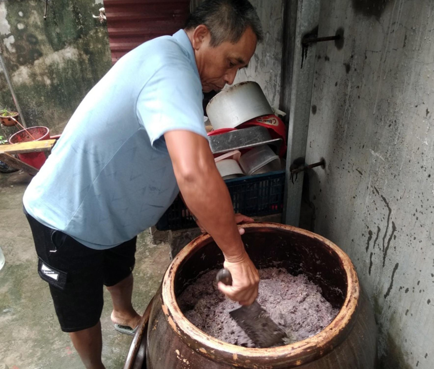 Mắm tép Trà Cổ được phơi nắng hay ủ mắm tính bằng phút để tạo nên một loại mắm tép thơm ngon khó quên Mắm tép Trà Cổ được phơi nắng hay ủ mắm tính bằng phút để tạo nên một loại mắm tép thơm ngon khó quên