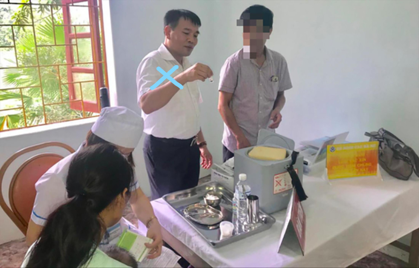 Ông Nguyễn Trần Tuấn, Giám đốc CDC tỉnh Hà Giang (dấu X) Ông Nguyễn Trần Tuấn, Giám đốc CDC tỉnh Hà Giang (dấu X)