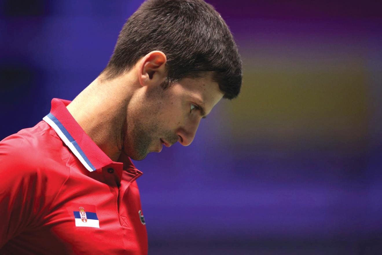 Djokovic gặp rắc rối lớn vì không tiêm vắc-xin phòng COVID-19