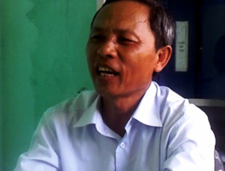 Ông Nguyễn Văn Bốn, Phó bí thư Đảng ủy xã Sơn Trạch