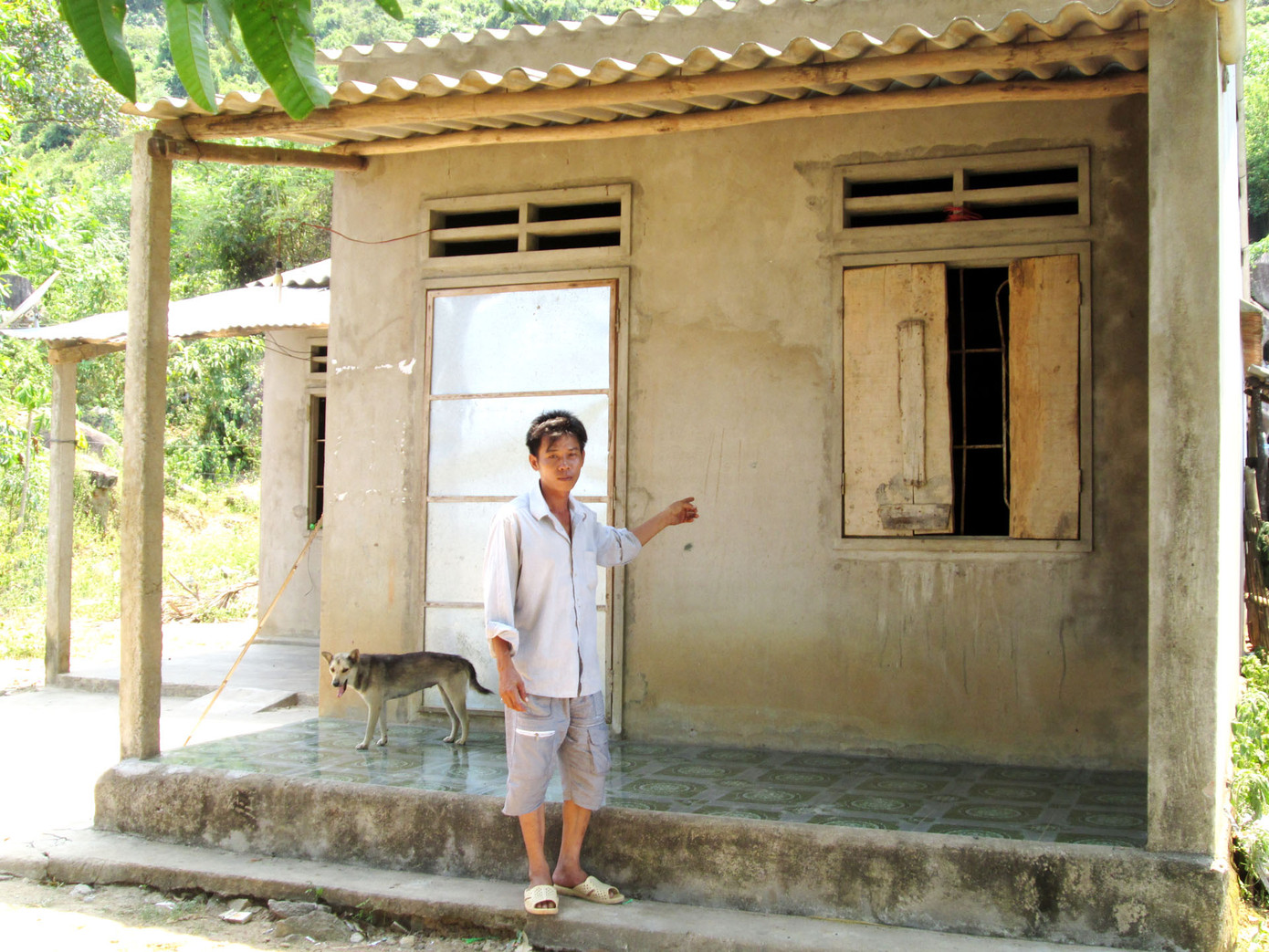 3Căn nhà nơi người mẹ nhốt các con suốt 5 ngày. Ảnh: Thu Dịu