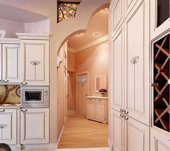 Phòng ngủ với gam màu xanh lam làm chủ đạo. Phòng tắm