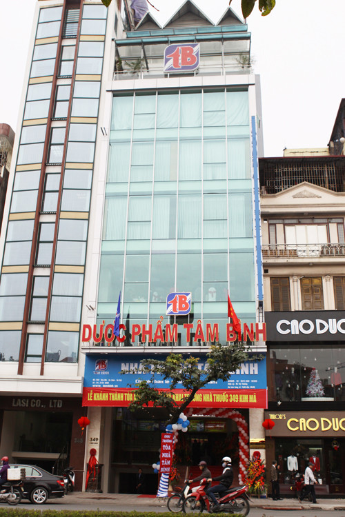 Tòa nhà Tâm Bình 349 Kim Mã trong ngày khánh thành 