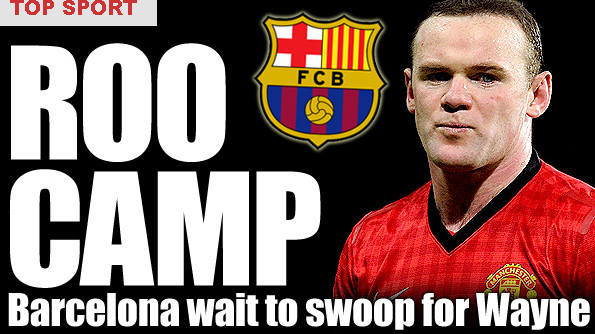 The Sun đưa tin Barca sẵn sàng nhảy vào cuộc đua giành chữ ký của Rooney