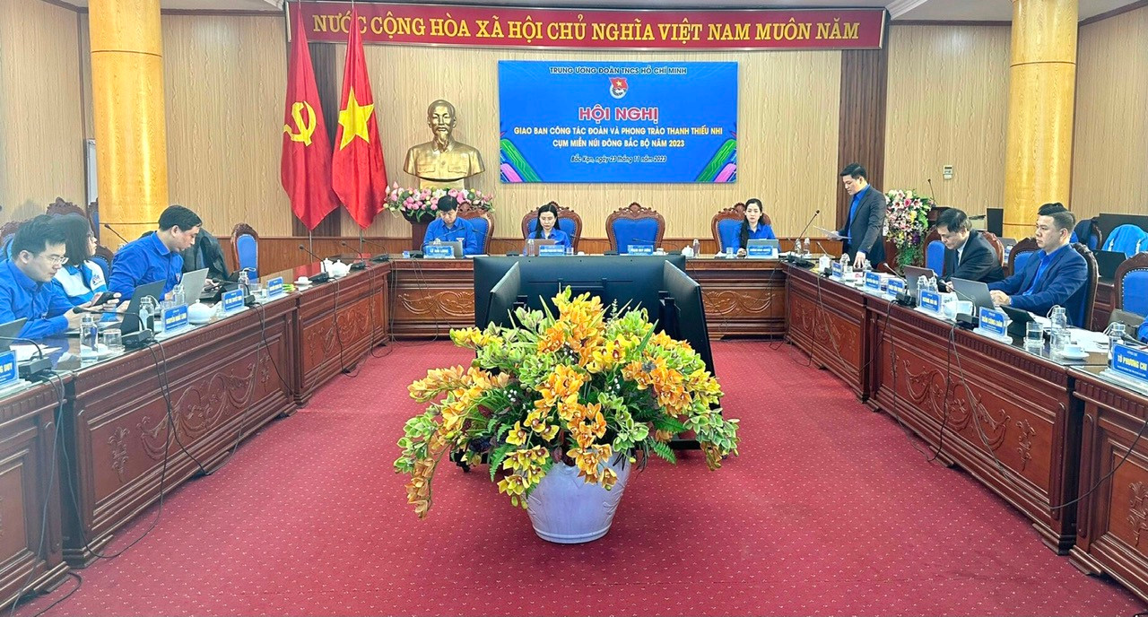 Hội nghị giao ban công tác Đoàn và phong trào thanh thiếu nhi 6 tháng đầu năm 2023 Cụm miền núi Đông Bắc Bộ